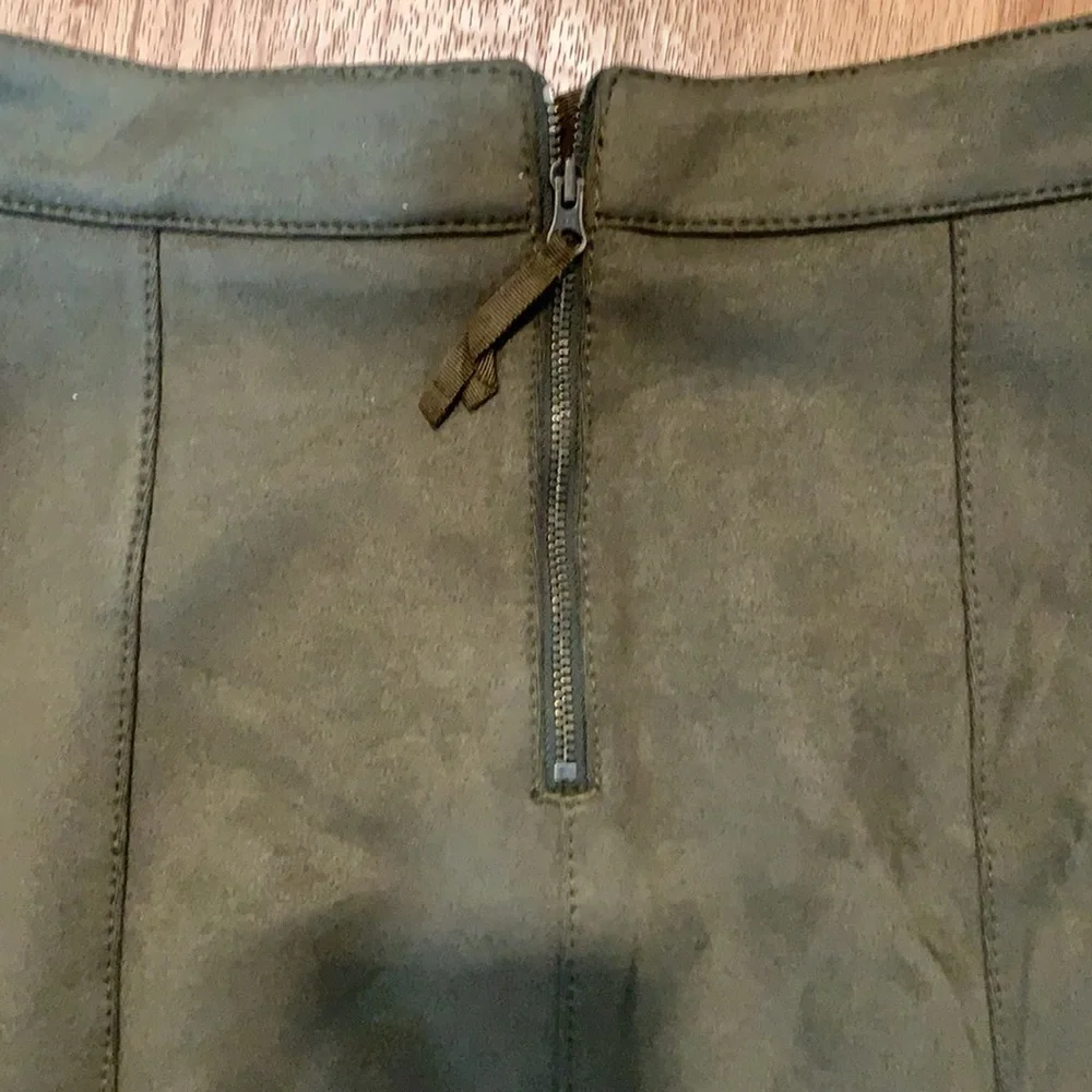 Anthropologie Maeve Faux Suede Skirt - Picture 7 of 12